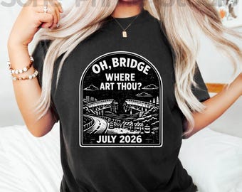 Oh Bridge Where Art Thou PNG: Pittsburgh Parkway Closure Humor Roadwork Meme png Traffic Joke Graphic (Digital Download)