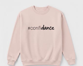 Minimalistisches Vertrauen Sweatshirt, moderne Typografie Geschenk