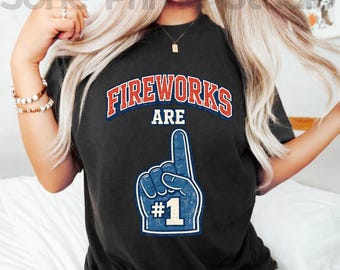 "Feuerwerk ist die Zahl 1 Schaum Finger PNG PNG - ""Flockewerk"" Grafik, Feier des Unabhängigkeitstags png, USA Feiertag Clipart Digitaler Download."