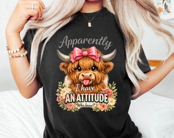 Highland Kuh T-Shirt, Haltung Grafik T-Shirt, Bauernhof Mädchen Geschenk