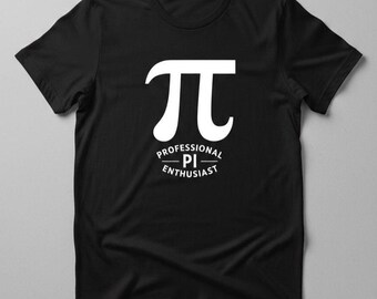 Professionelle Pi-Enthusiast-T-Shirt, lustiges Mathe-Lehrer-Geschenk