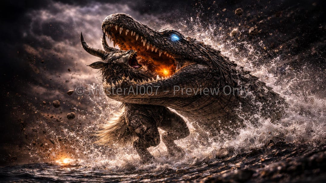 Dark Fantasy Cosmic Predators - 4K & 5K Desktop Wallpapers Pack ...
