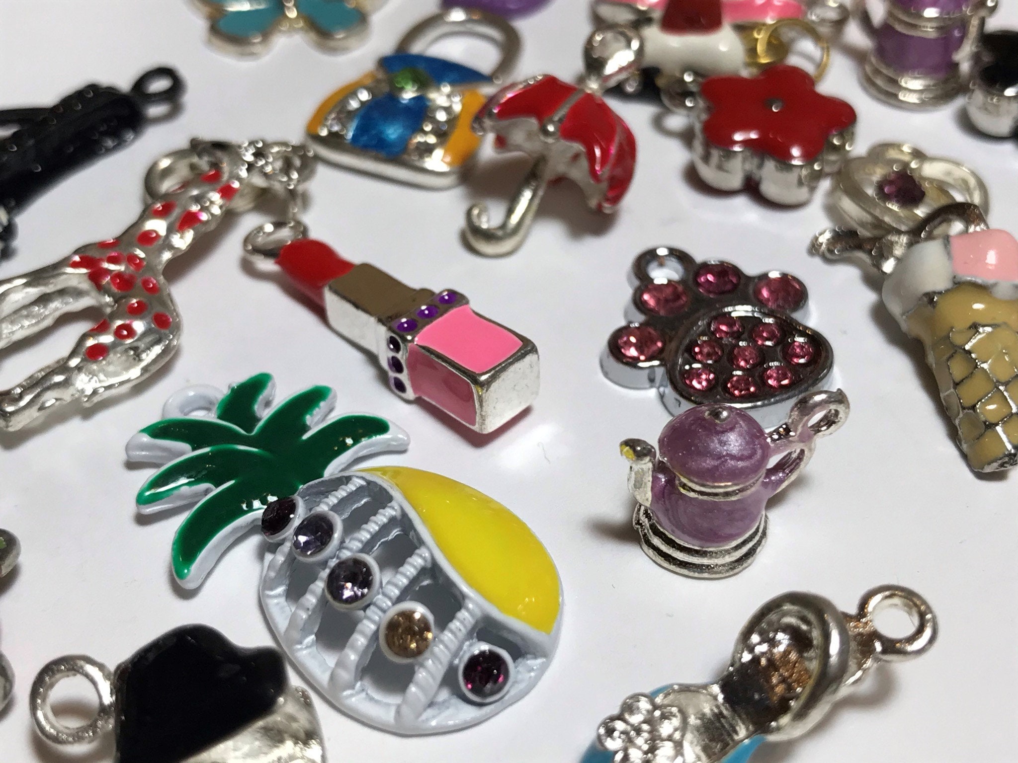 Bulk Charm 3d Charms and Flat Enamel Charms for Jewelry Etsy