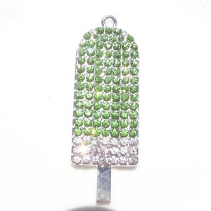 Findings Rhinestone Pendant Beading Necklace Charms Chunky Jewelry Making Supplies Child/'s Craft Kids Crafting DIY Gumball Charm