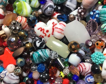Glass Beads mix Handmade  Ceramic Glass Beads Mix Assorted Ceramics