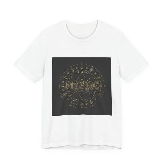 Mystic Circle Tarot Tee | occult typography, esoteric print