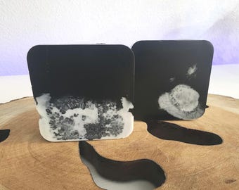 Handmade Activated Charcoal Goat Milk Soap – Marble Swirl Detox Bar