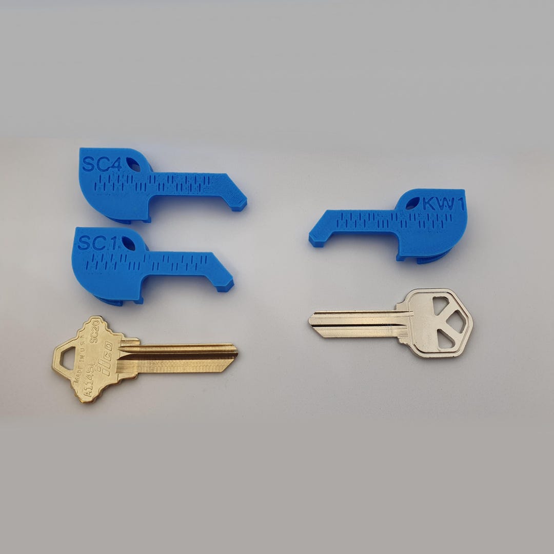 USA Key Duplication Clamps (three Pack) - Etsy