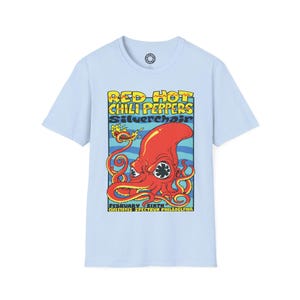 Red Hot Chili Peppers Shirt With Octopus - Etsy
