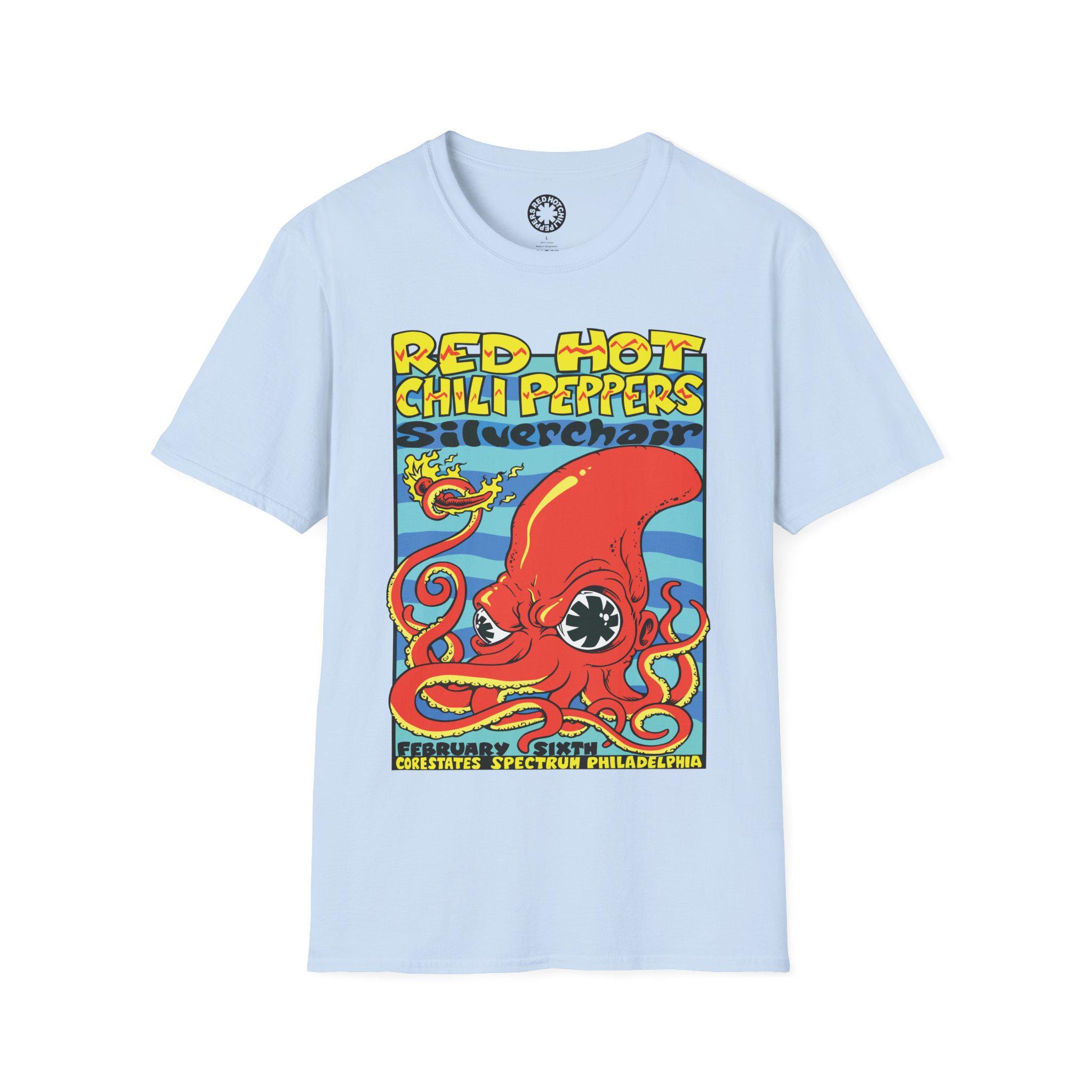 Red Hot Chili Peppers Shirt With Octopus - Etsy