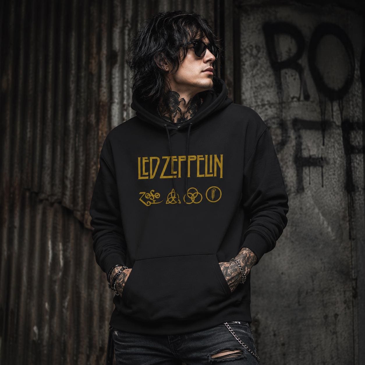Led zeppelin hoodie - Etsy 日本