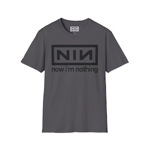 90S USA製 NINE INCH NAILS NOTHING GREY L Nine Inch Nails Nothing Shirt - Etsy