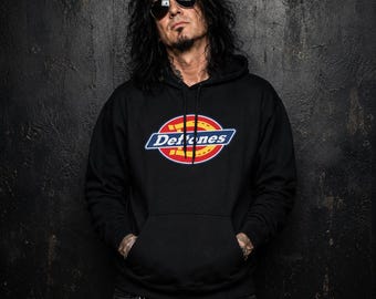 Deftones dickies logo Hoodie Sweatshirt Pullover - Size USA