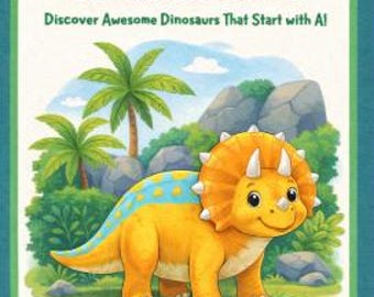 Dinosaurs Coloring Book for Kids Ages 3–7 | Alphabet Dinosaurs A–Z | Printable Dinosaur Coloring Pages | Preschool Learning Activity