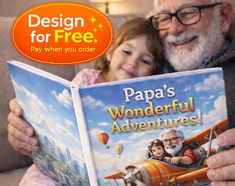 Personalized Grandparent Book with Photos | Custom Gift for Grandma Grandpa | First Time Grandparent Gift | AI Storybook Keepsake