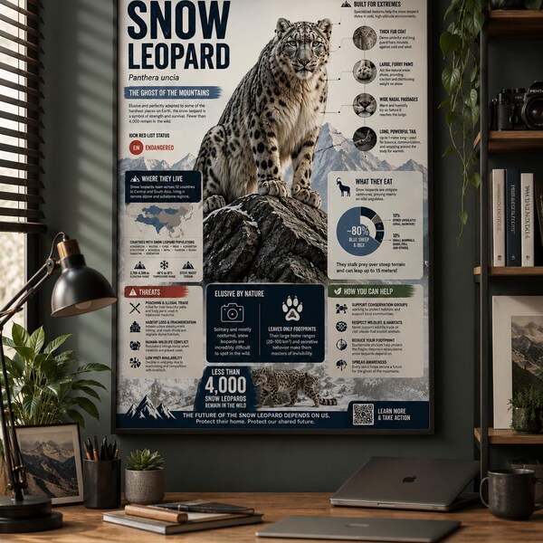 Endangered Animal Poster - Etsy