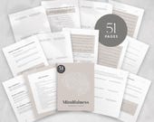 Mindfulness Journal, Self-Care/Self-Help overall Mental Health Planner, Transformation Journal to mindfulness living for Your Self