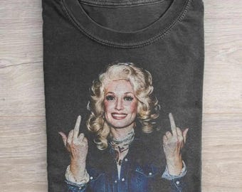 Middle Finger Dolly Parton T-shirt