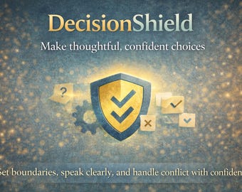 DecisionShield – AI Decision Support Tool | Clear Thinking, Risk Analysis & Confident Choices for Professionals