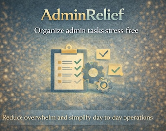 Adminrelief – Bürokratisches Tool | SOPs, Checklisten & Arbeitsablauf-Hilfe für Unternehmen