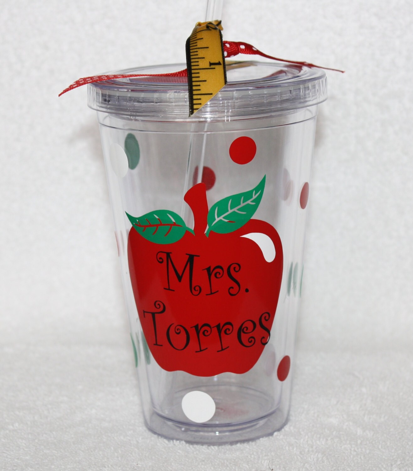 Personalized Teacher Cup Etsy