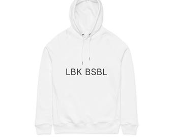 LBK BSB L Text Hoodie | Minimalist Lettering Sweatshirt