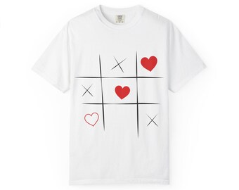 Tic Tac Toe Hearts T-shirt | Be Mine Valentine Tee
