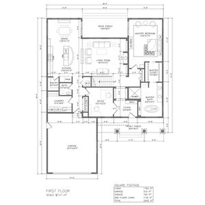 Home Plan Permit Drawings, Floor Plan, Elevations, CAD Drafting