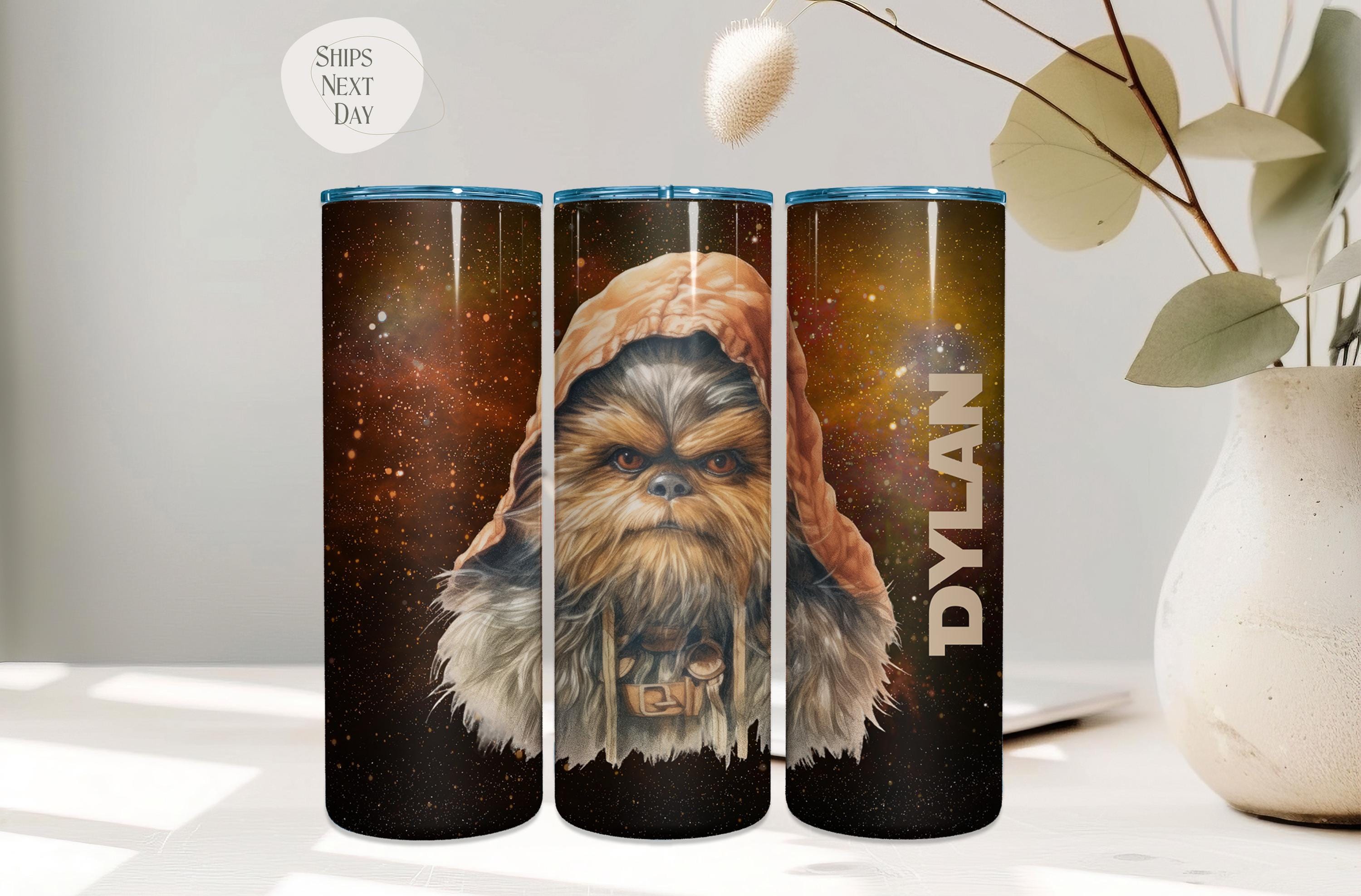 Star Wars Chewbacca Tumbler Personalized Name 20oz Skinny or 11oz Mug