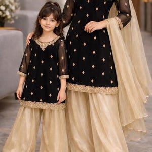 Mother Father Daughter Kurta Set - Etsy Mother Father Daughter Kurta Set - Etsy