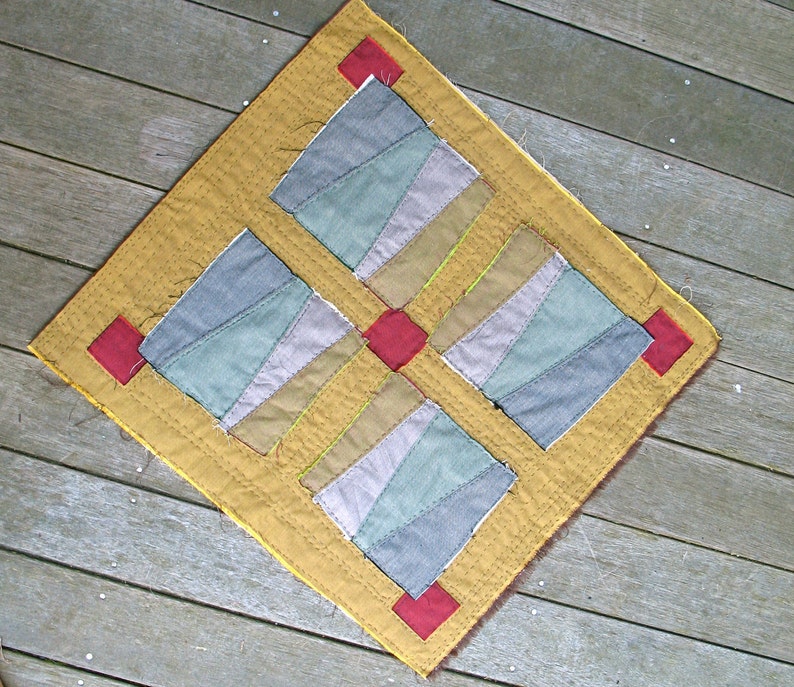 Primitive Modern Quilt afbeelding 3