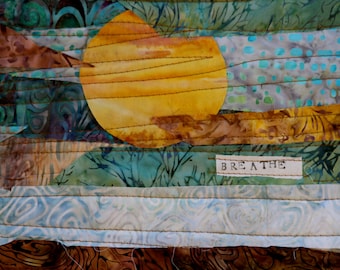 BREATHE Art Quilt #3