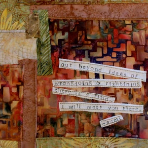 Rumi Art Quilt