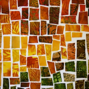 En el mosaico de tela lIght