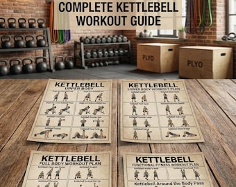 Guida all'allenamento con kettlebell / Parte superiore, inferiore e corpo intero (PDF)