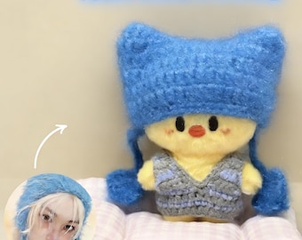 SKZOO Doll Clothes - Bbokari Blue Hat 10cm for Felix ATE Version