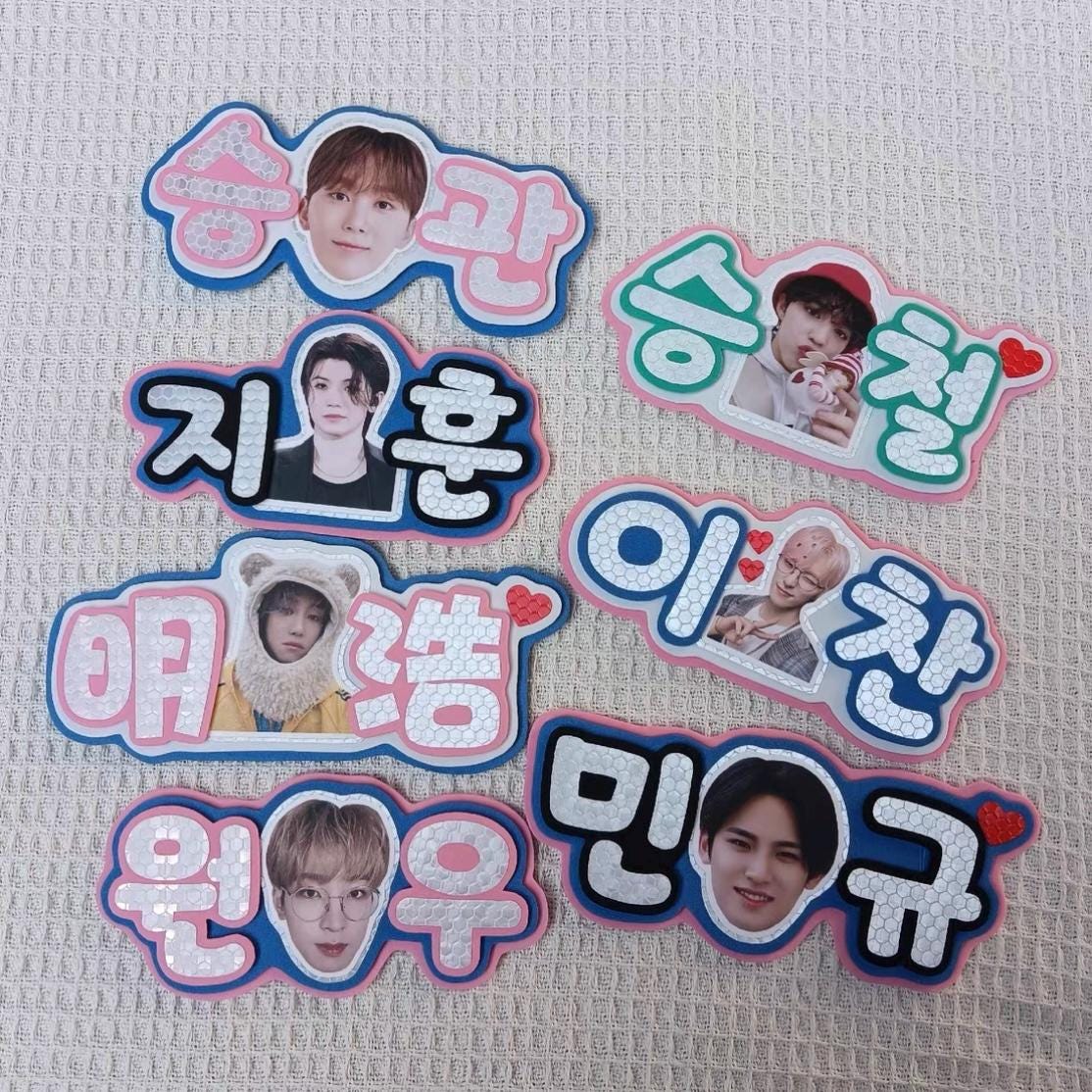 Custom Kpop Lightstick Banner | Concert Bias Name Banner | SKZ ATZ