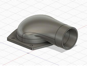 Lada Carburetor Air Intake 3D Print File | 50mm Outlet (Digital Download)