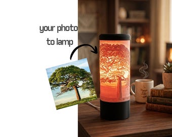 Made to Order Custom  Photo Lamp Lithophane night light