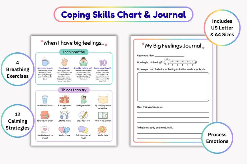 Emotion Regulation Kit Big Feelings Toolkit, Kids Emotional Regulation Kit, Emotions Coping ...