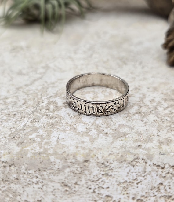 Floral Scrollwork Sterling Silver Ring: Ornate Em… - image 10