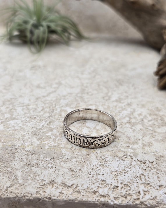 Floral Scrollwork Sterling Silver Ring: Ornate Em… - image 13