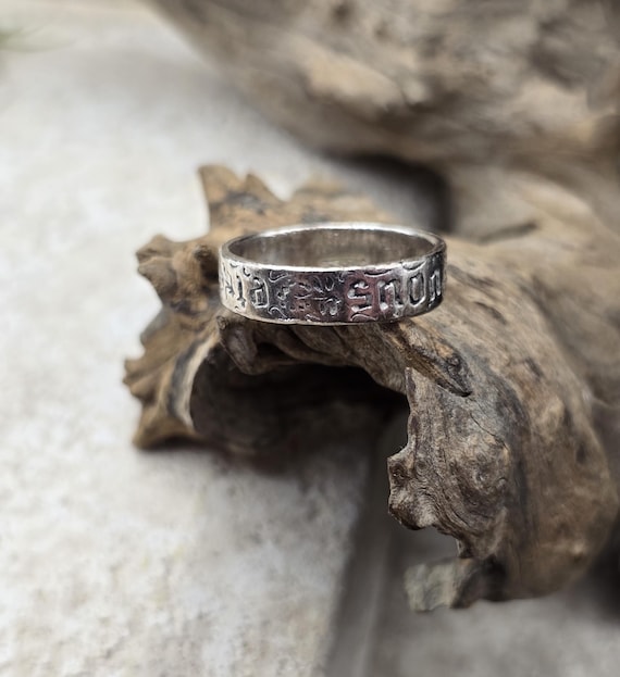 Floral Scrollwork Sterling Silver Ring: Ornate Em… - image 7