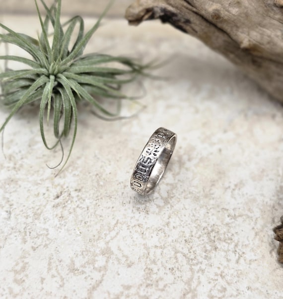 Floral Scrollwork Sterling Silver Ring: Ornate Em… - image 4