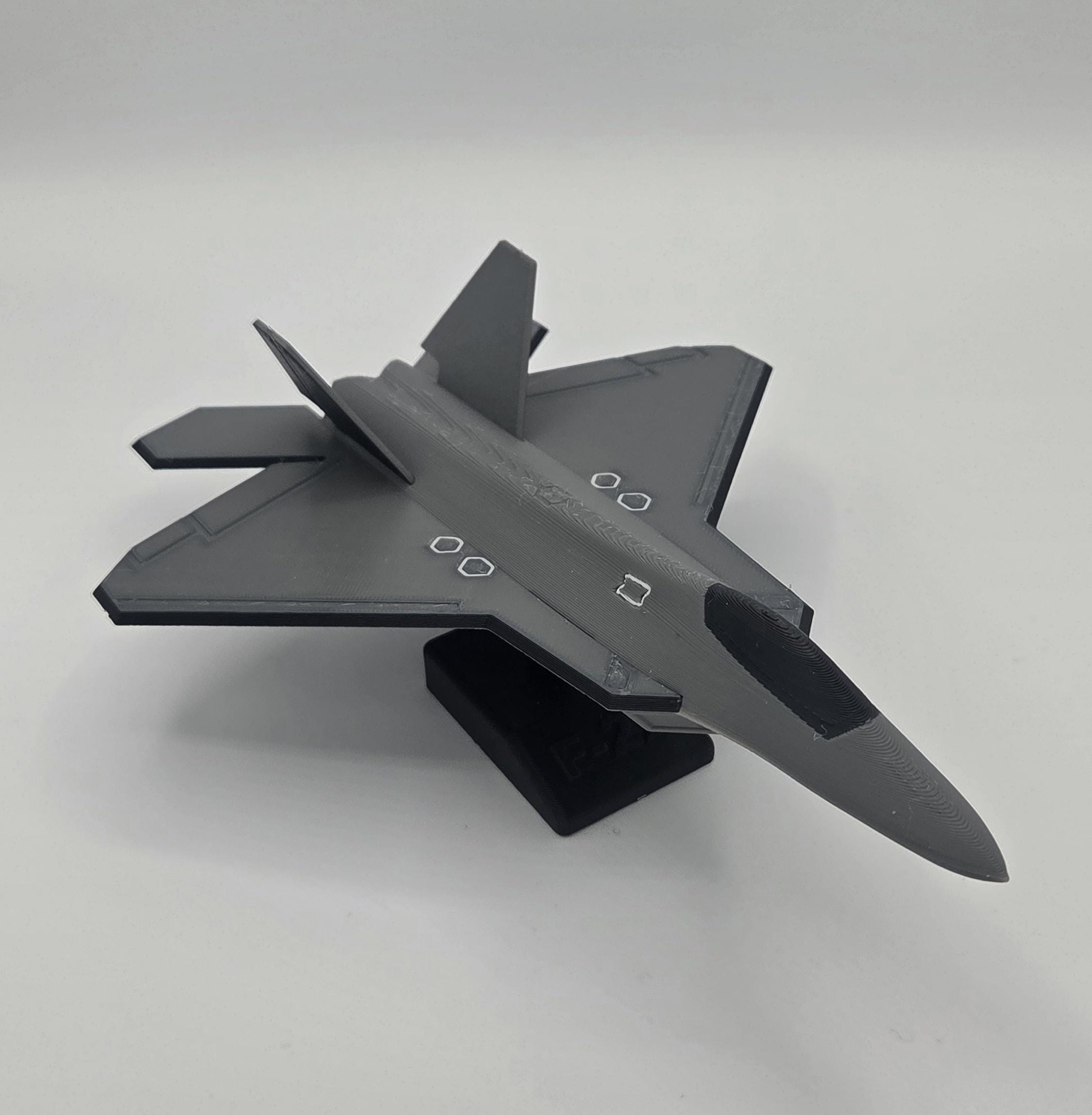 F 22 Raptor Display Model F-22 Raptor 3D Printed Model Kit - Etsy