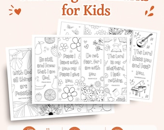 Christian Coloring Bookmarks for Kids | Kids Craft Activity