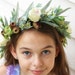 Rhiannon McMillan reviewed Silk Flower crown. Eucalyptus foliage with roses, gumnuts and wax flower.  Hair flowers for wedding, photoshoot, party, fancy dress.