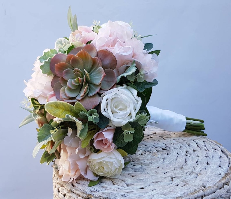 Blush Pink And White Bouquet