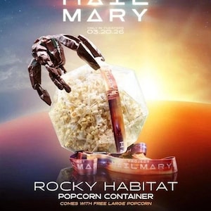 Project Hail Mary Regal Exklusiv Rocky Habitat Popcornhinkbehållare PNG