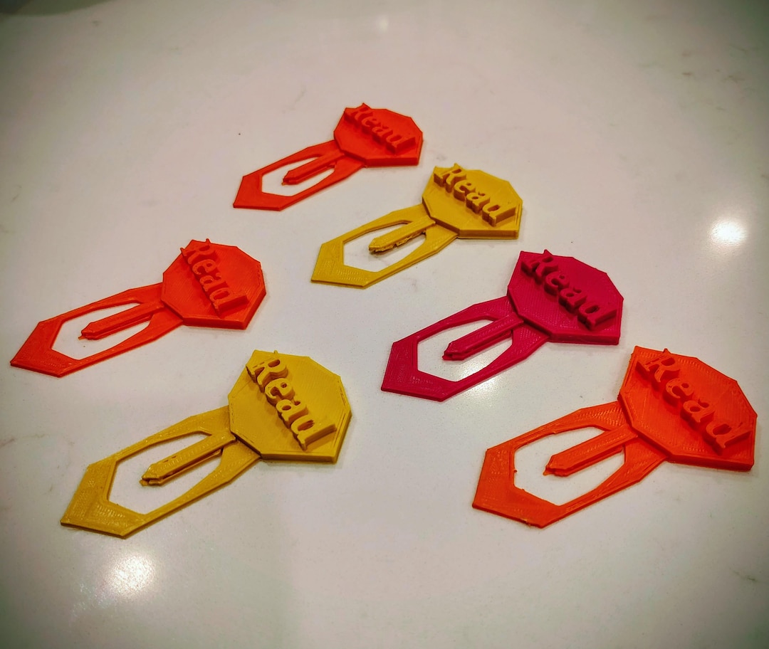 3D Printed Bookmark - Etsy